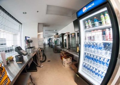 US Cellular Center DoubleTree by Hilton Hotel Concessions Beverage Machine