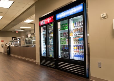 Financial Cafeteria Commercial Beverage Refrigerator