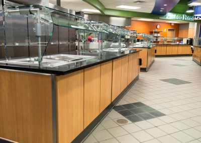 Washington High School Cafeteria Serving Counter