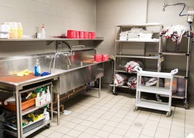 Washington High School Cafeteria Commercial Kitchen Triple Basin Sink