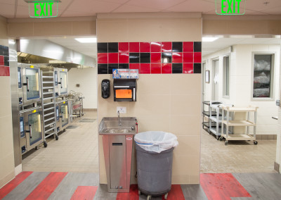 Linn Mar High School Cafeteria Kitchen Handwashing Sink Area