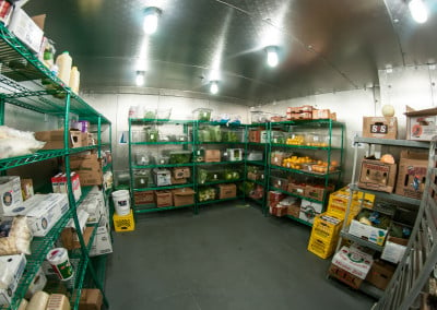 US Cellular Center Dry Food Storage Shelving