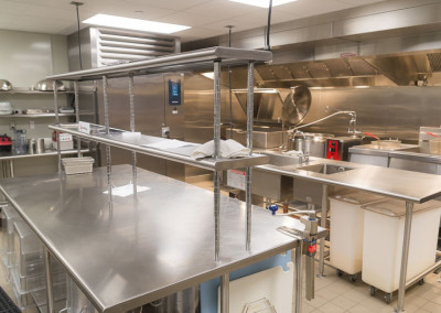 Hilton Hotel at Iowa Events Center Stainless Steel Counter and Prep Station