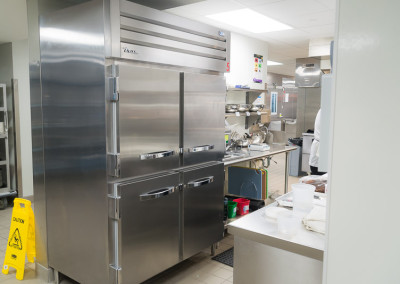 Hilton Hotel at Iowa Events Center Stainless Steel Food Cabinet