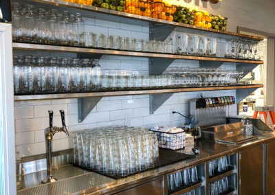 Ancho & Agave Restaurant Glass Storage
