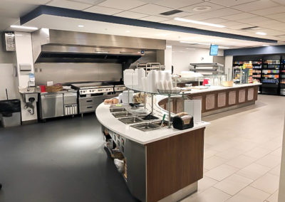 Mercy Hospital Cafeteria Soup Station Counter