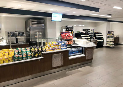 Mercy Hospital Cafeteria Snack Display Counter