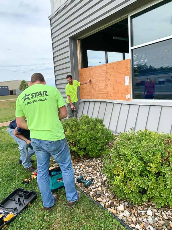 derecho storm recovery fix window