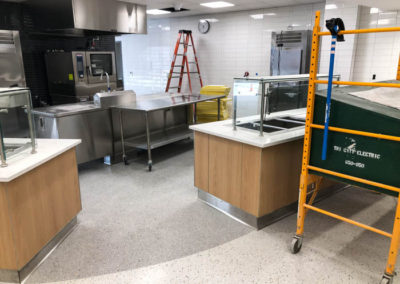 Ames High School Food Serving Station Installation