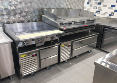 Catlett Residence Hall Food Prep Counters