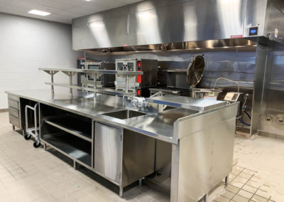 Linn-Mar Intermediate Schools Stainless Steel Food Prep Counter