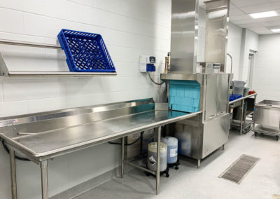 Maple Grove Elementary School Stainless Steel Dishtable and Dishwasher
