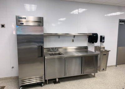 Tonganoxie High School Stainless Steel Prep Counter and Hot Food Storage