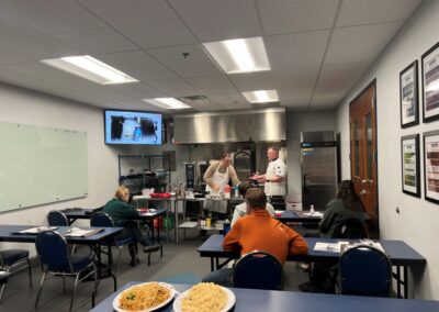 Rational CookingLive Event - chef is cooking caramel sauce