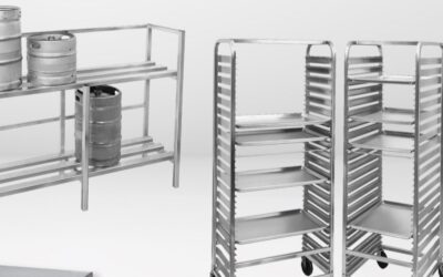 Cantilevered Shelving for Foodservice Operations