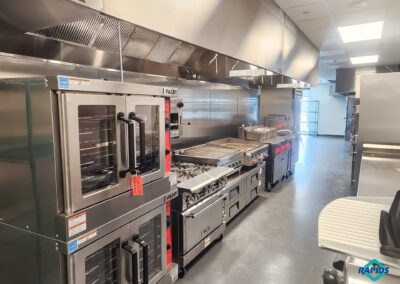 Commercial kitchen and student-run restaurant at Olathe Innovation Center