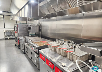 Commercial kitchen and student-run restaurant at Olathe Innovation Center