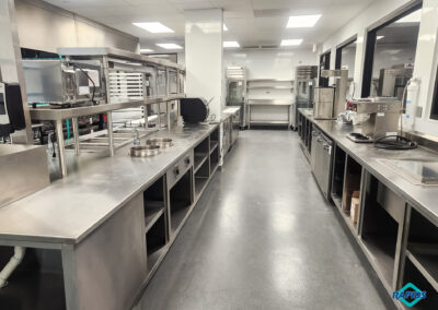 Commercial kitchen and student-run restaurant at Olathe Innovation Center