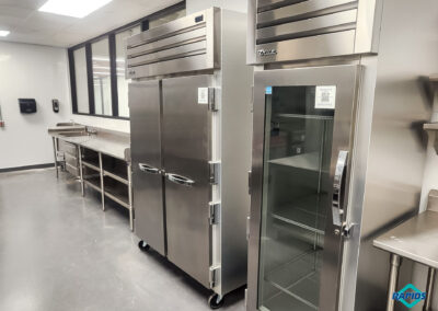 Commercial kitchen and student-run restaurant at Olathe Innovation Center