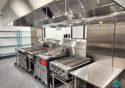 Commercial kitchen and student-run restaurant at Olathe Innovation Center