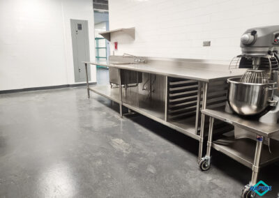 Commercial kitchen and student-run restaurant at Olathe Innovation Center