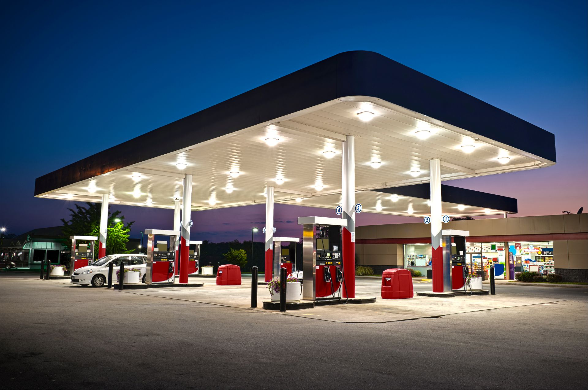 Attractive Gas Station Convenience Store