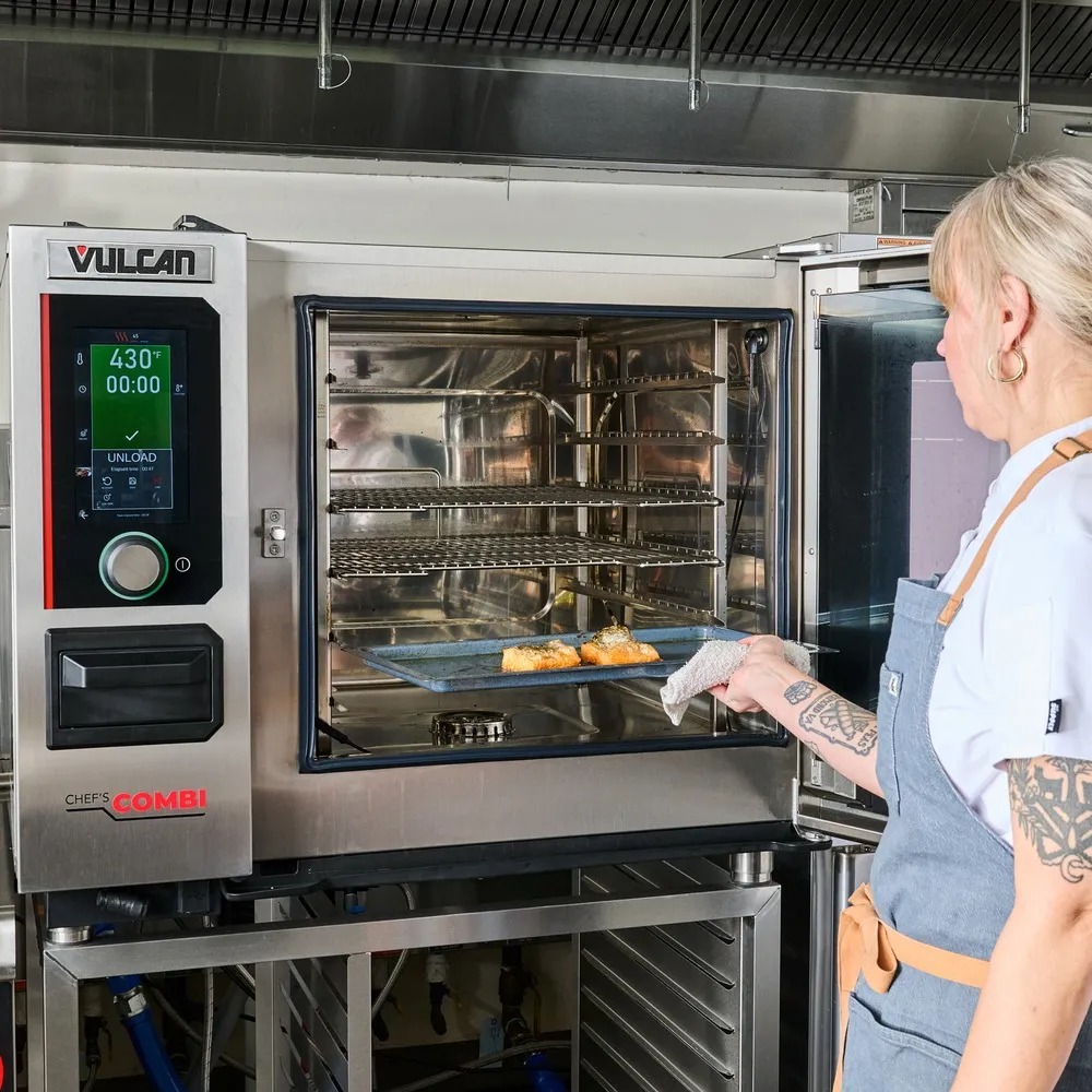 Vulcan Chef's Combi Oven in Commercial Kitchen