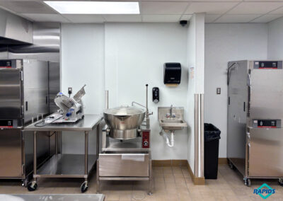 Slicer, Tilting Skillet, Hand Sink