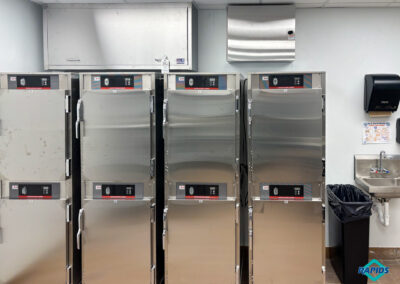 Prep Area: 4 Heated Cabinets