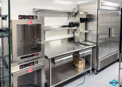 St. Cloud Behavioral Health Facility reach-in refrigeration and shelving