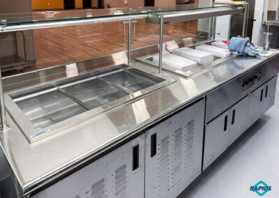 St. Cloud Behavioral Health Facility cold food serving line