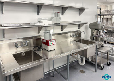 St. Cloud Behavioral Health Facility sink and wall shelving