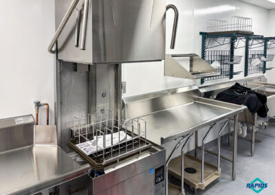 St. Cloud Behavioral Health Facility dishwasher and clean dishtable