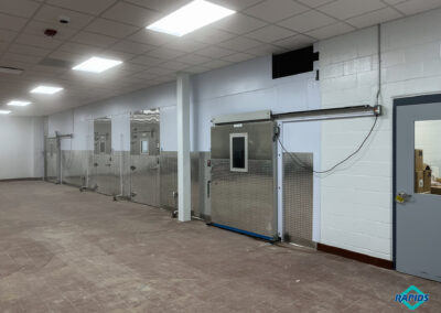 Clarinda Correctional Facility kitchen walk-in cooler entrance