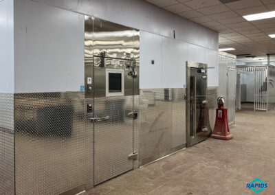 Clarinda Correctional Facility walk-in cooler/freezer interior