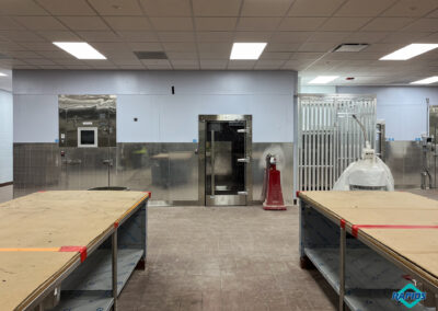 Clarinda Correctional Facility prep worktables