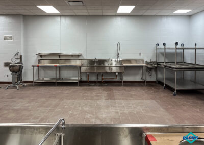 Clarinda Correctional Facility sinks and worktable