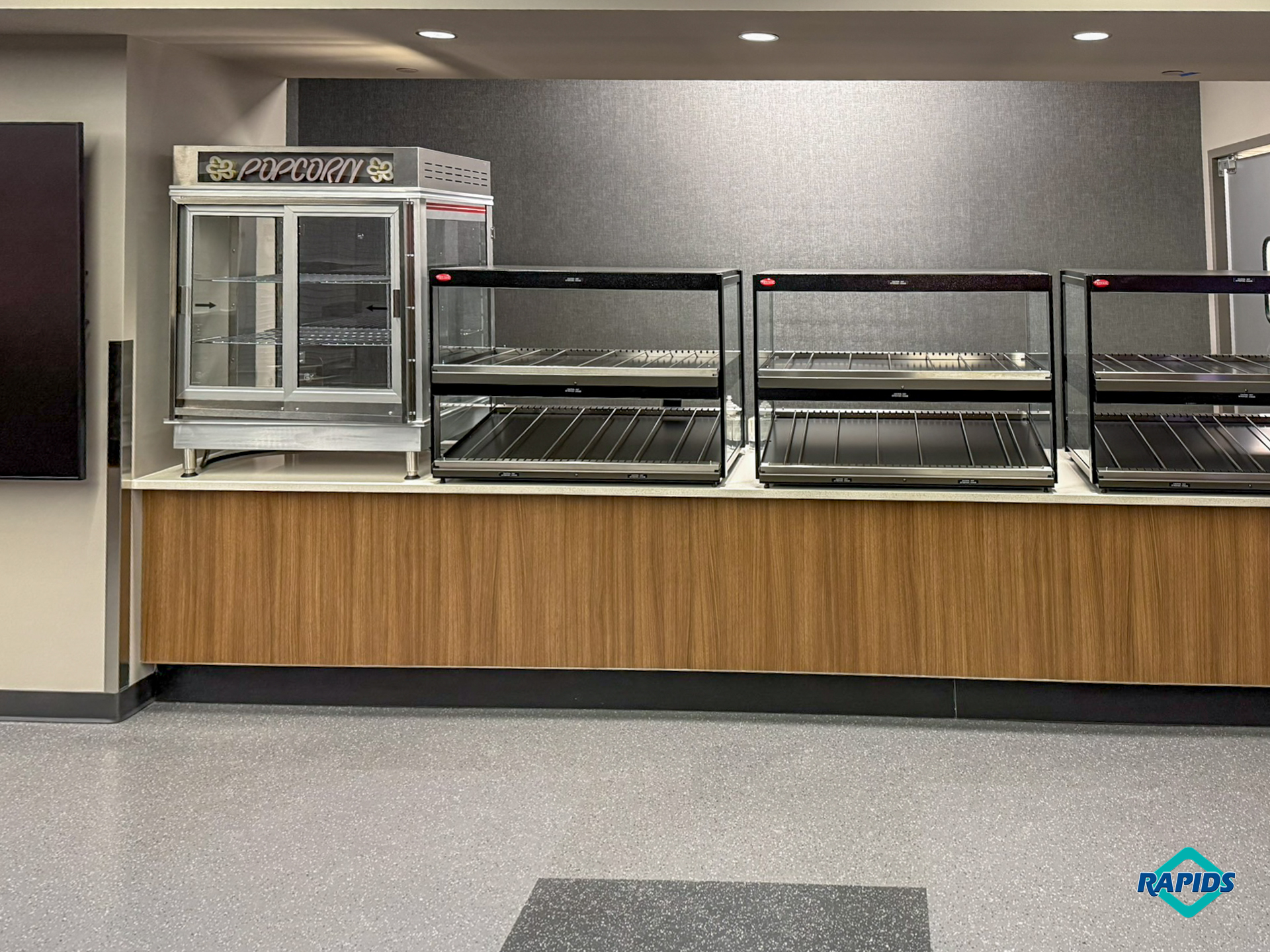 MidAmerican RecPlex hot food display case
