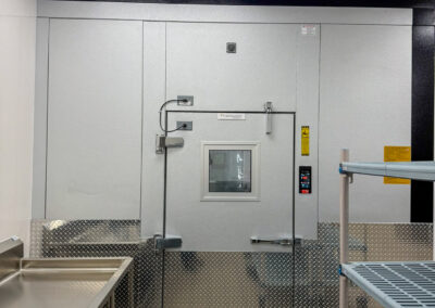 MidAmerican RecPlex walk-in cooler entrance