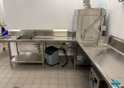 MidAmerican RecPlex dish sink and prep station