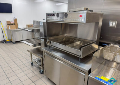 MidAmerican RecPlex dish pit and ware-washing station