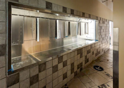 University of Northern Iowa dishroom service window